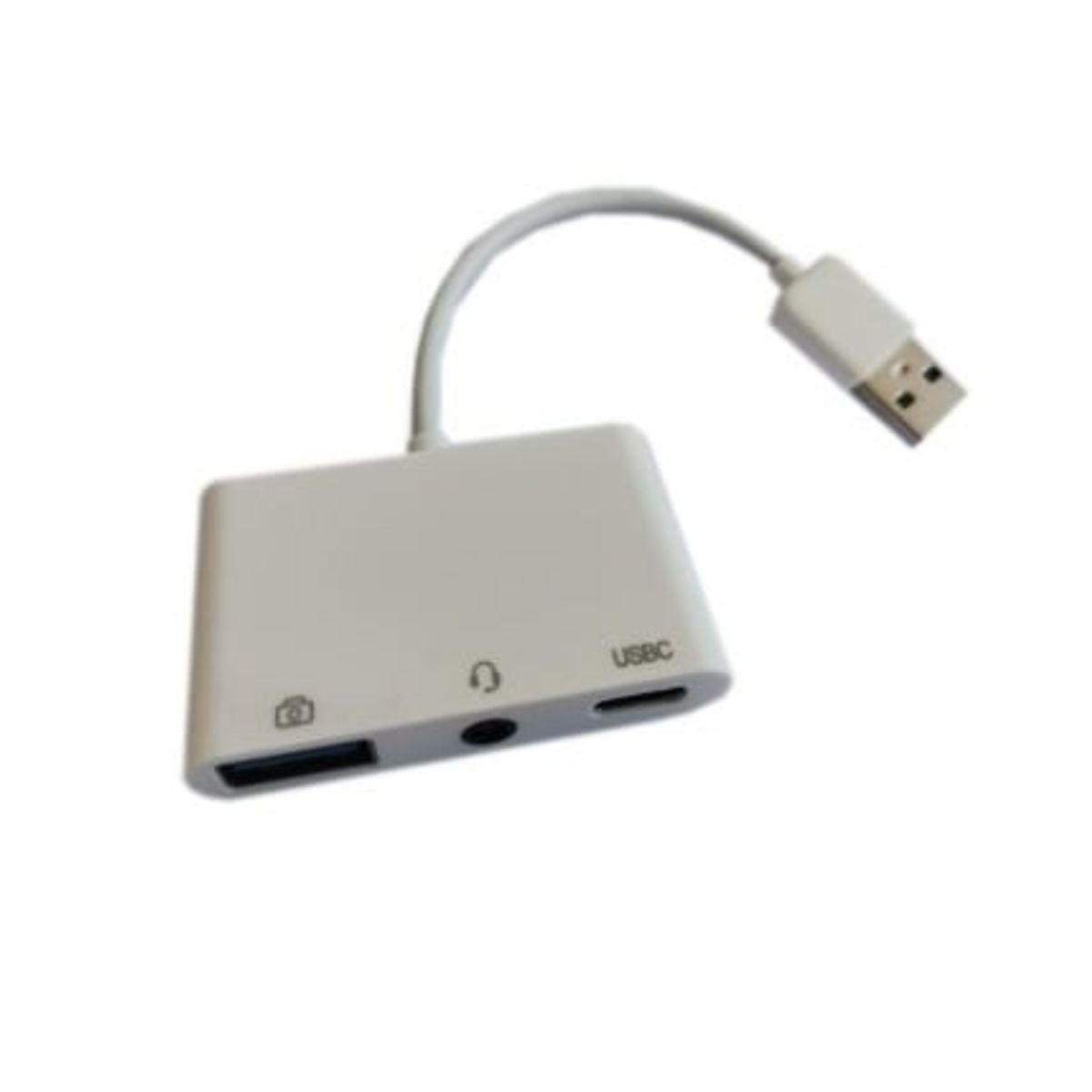 IRM - Adaptador Hub 3 En 1 Usb A Usb-c Auxiliar 3.5mm Usb3.0