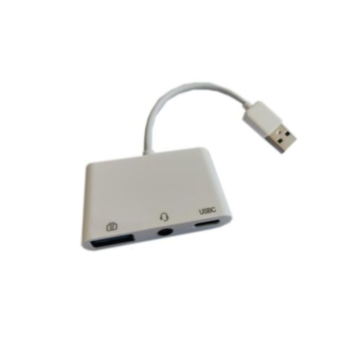 IRM - Adaptador Hub 3 En 1 Usb A Usb-c Auxiliar 3.5mm Usb3.0