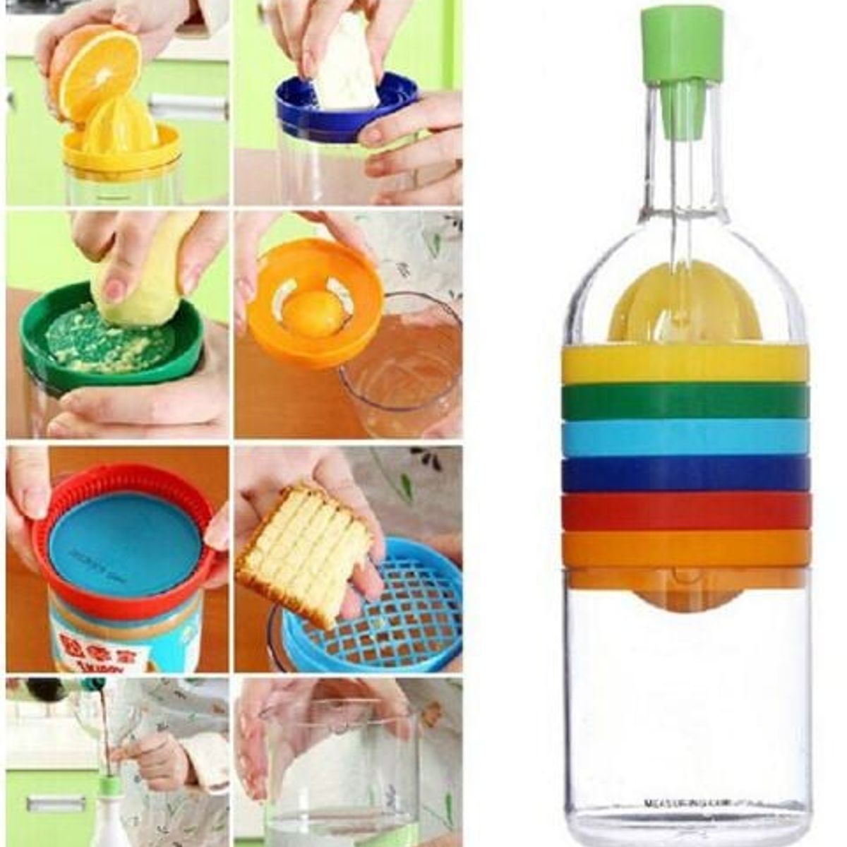 COSAS NOVEDOSAS - Exprimidor 8 Funciones