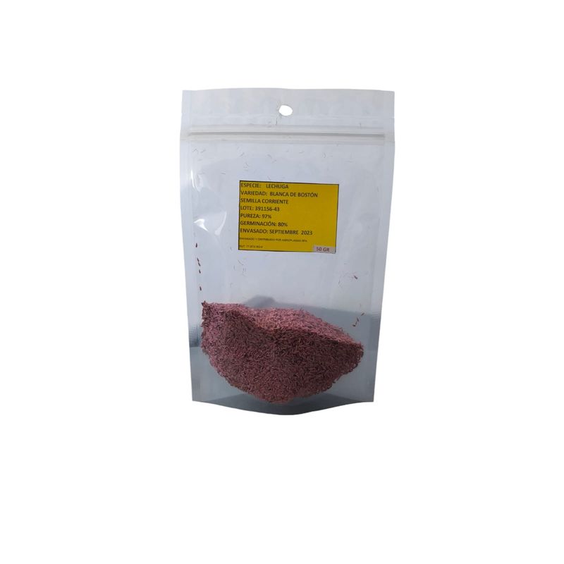 GENERICO - SEMILLA DE LECHUGA VARIEDAD BLANCA DE BOSTON 50G