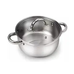 GENERICO - Set 12 Pcs Batería De Cocina Dorado Acero Inoxidable