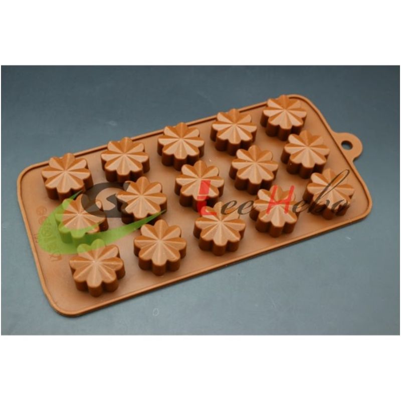 GENERICO - Molde Silicona Para Chocolate Forma Mini Flor-Girasol