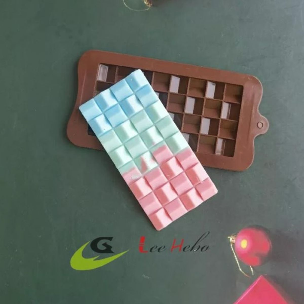 GENERICO - Molde Silicona Para Chocolate Forma Mini Cuadros