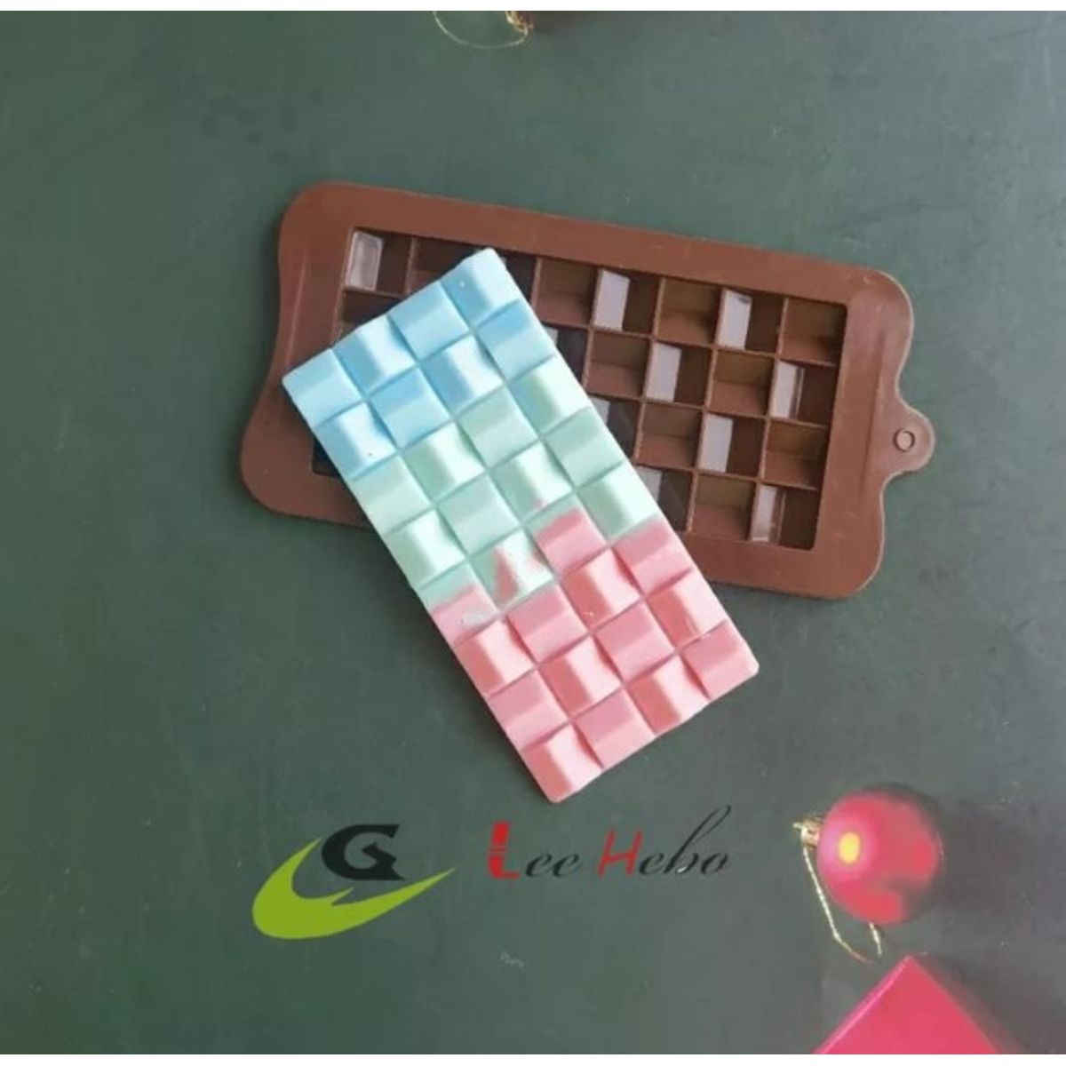 GENERICO - Molde Silicona Para Chocolate Forma Mini Cuadros