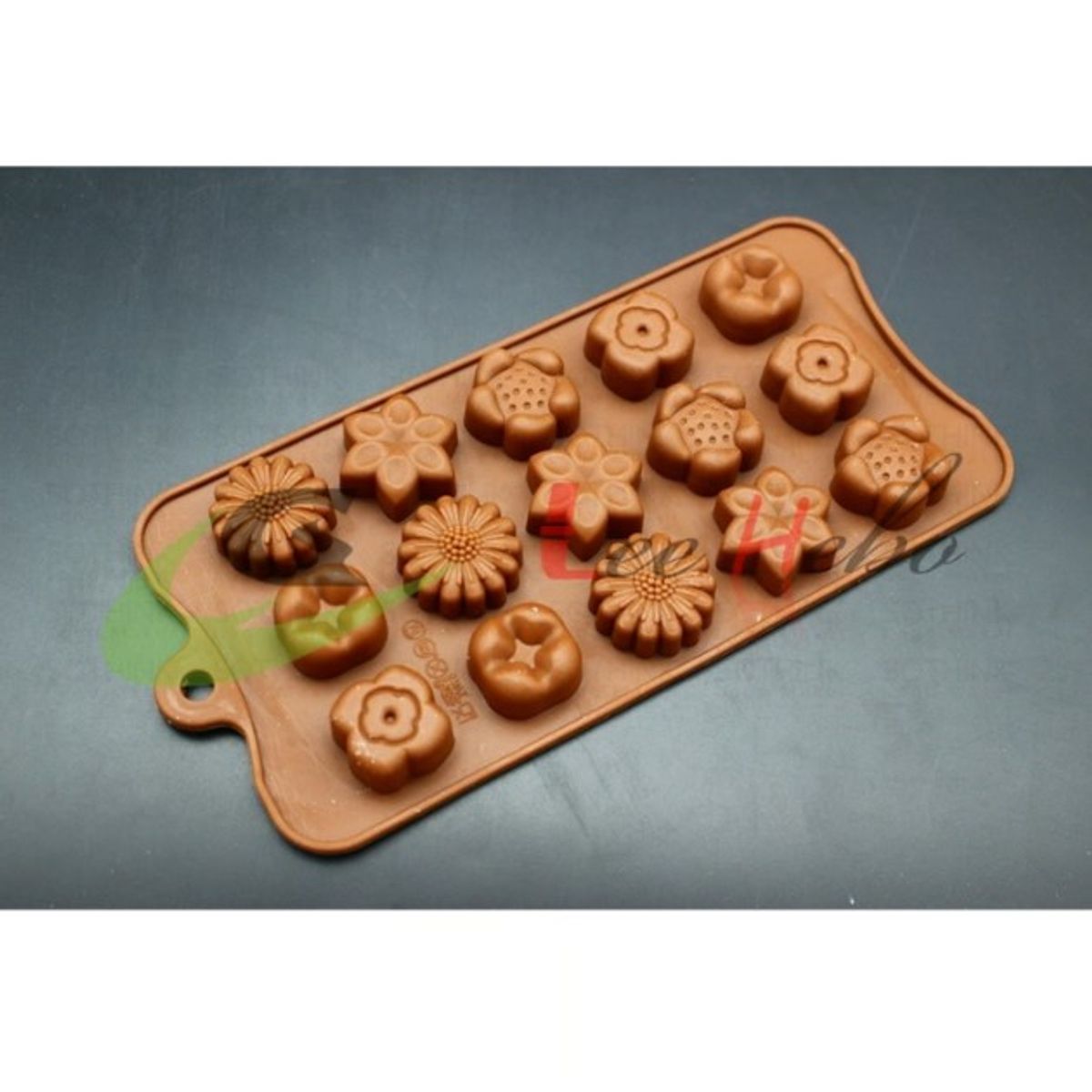 GENERICO - Molde Silicona Para Chocolate Forma Mini Flores