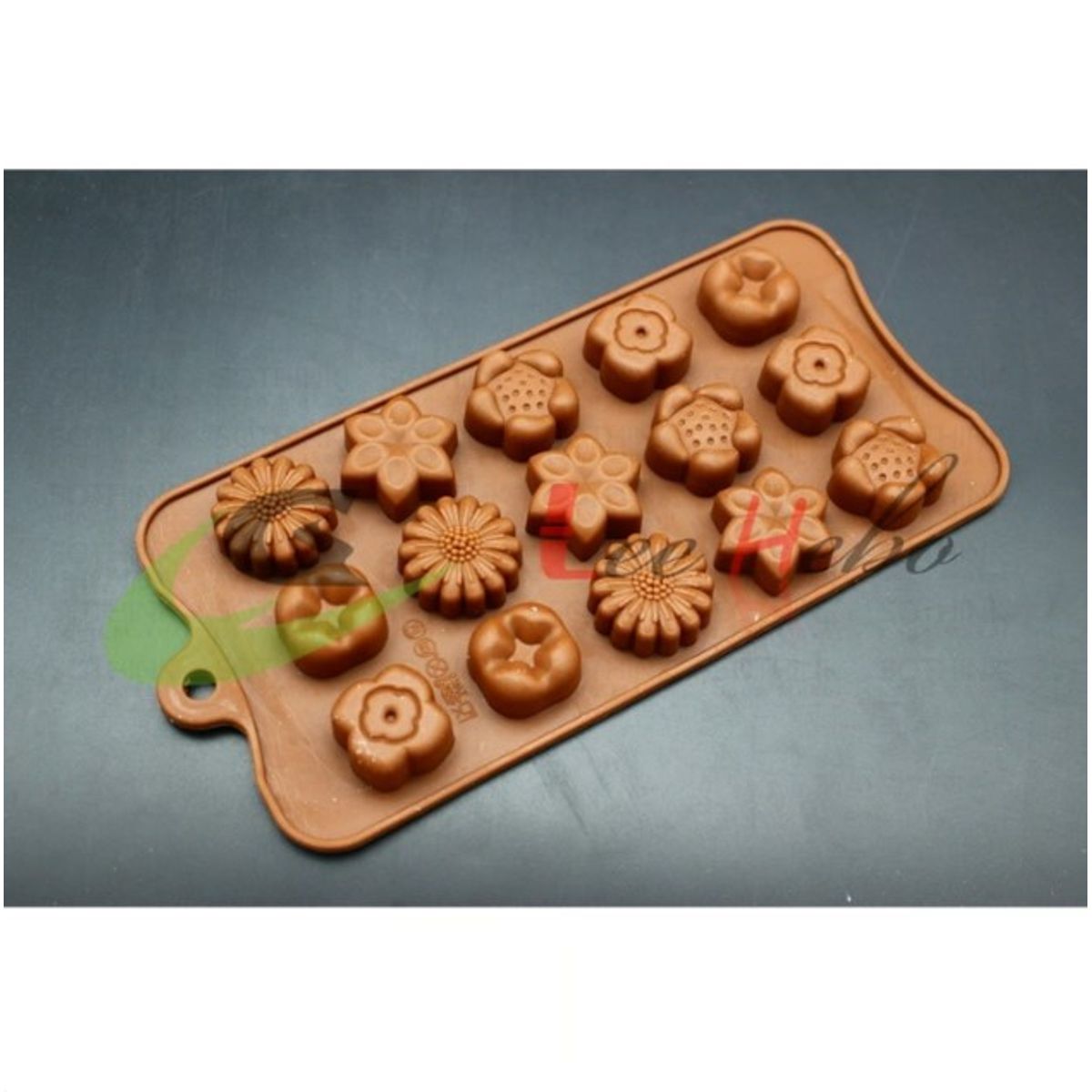 GENERICO - Molde Silicona Para Chocolate Forma Mini Flores