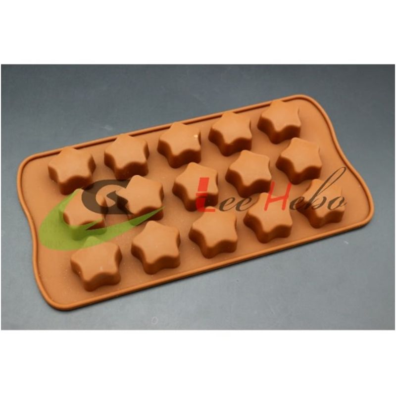 GENERICO - Molde Silicona Para Chocolate Forma Mini Estrellas