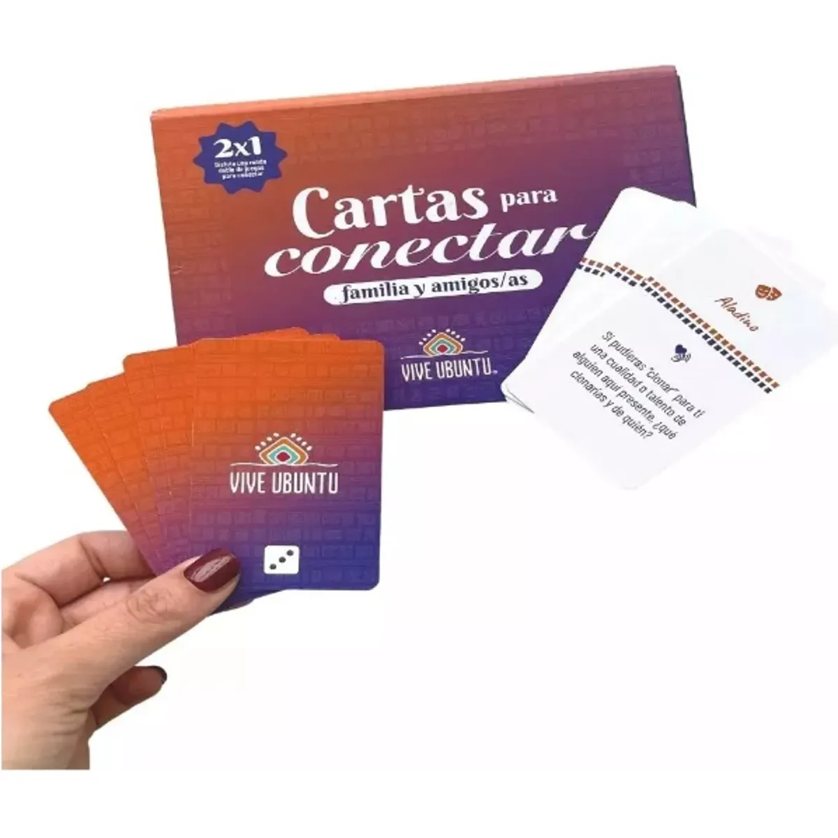 VIVE UBUNTU - Juego Cartas Para Conectar En Familia Y Amigos