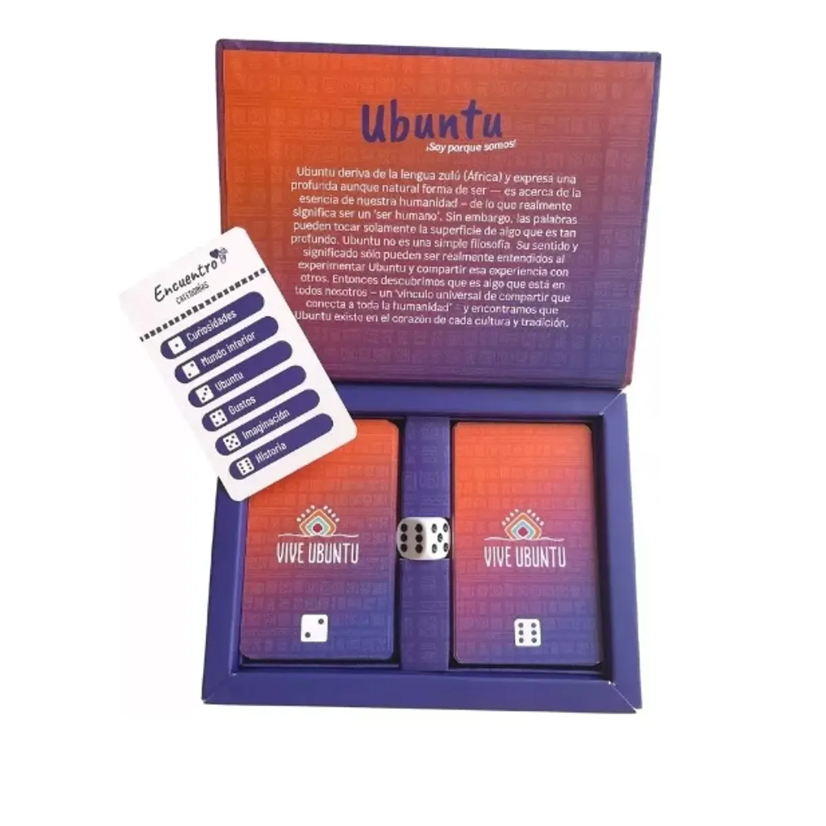 VIVE UBUNTU - Juego Cartas Para Conectar En Familia Y Amigos