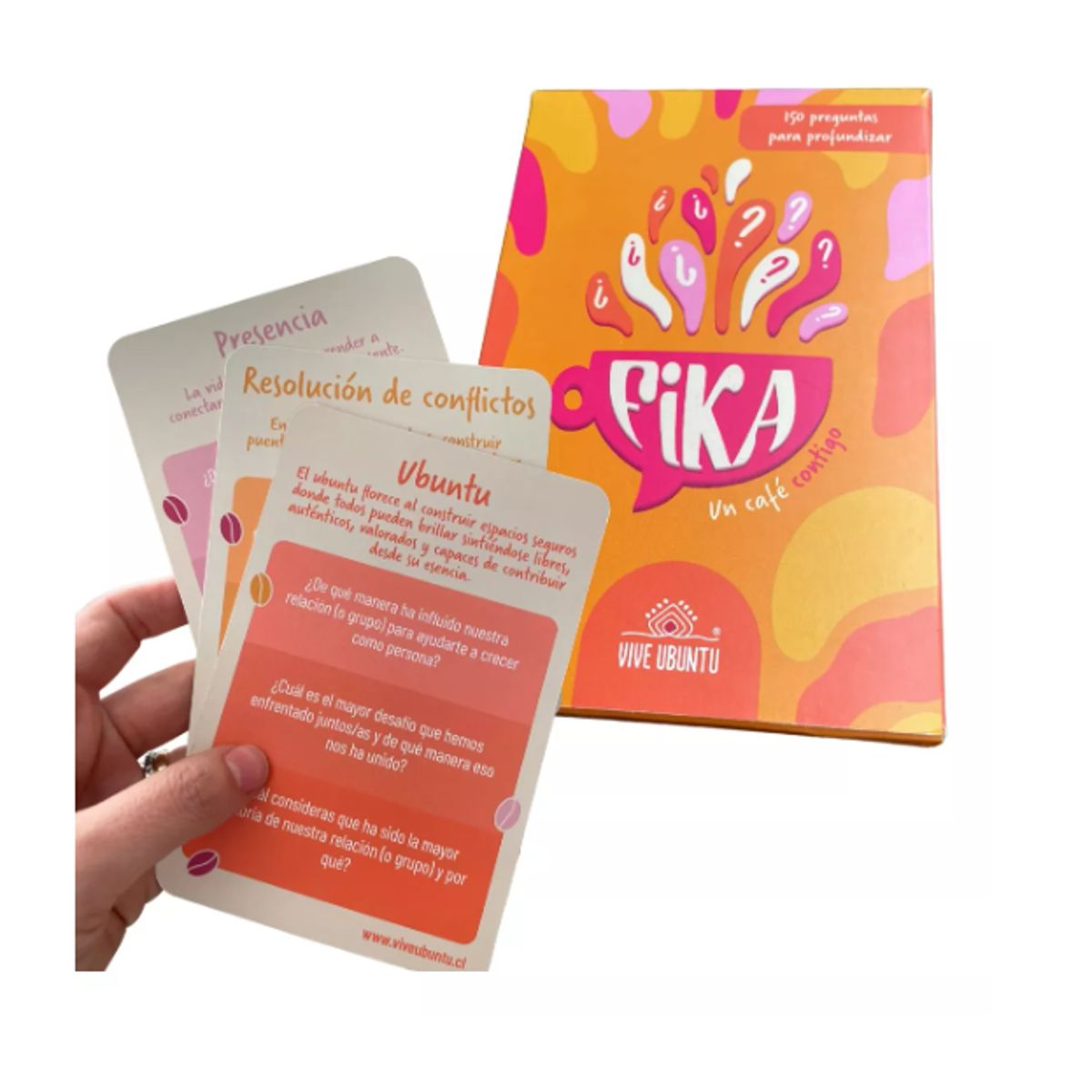 VIVE UBUNTU - Fika Un Café Contigo - Juego De Cartas - Ubuntu