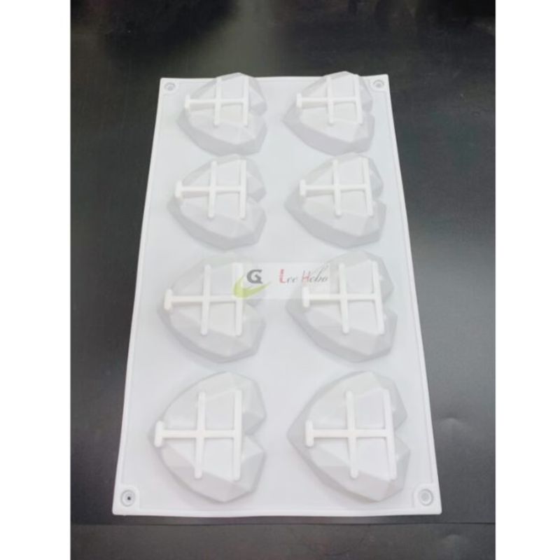 GENERICO - Molde De Silicona Para Queque Figuras Mini Corazones