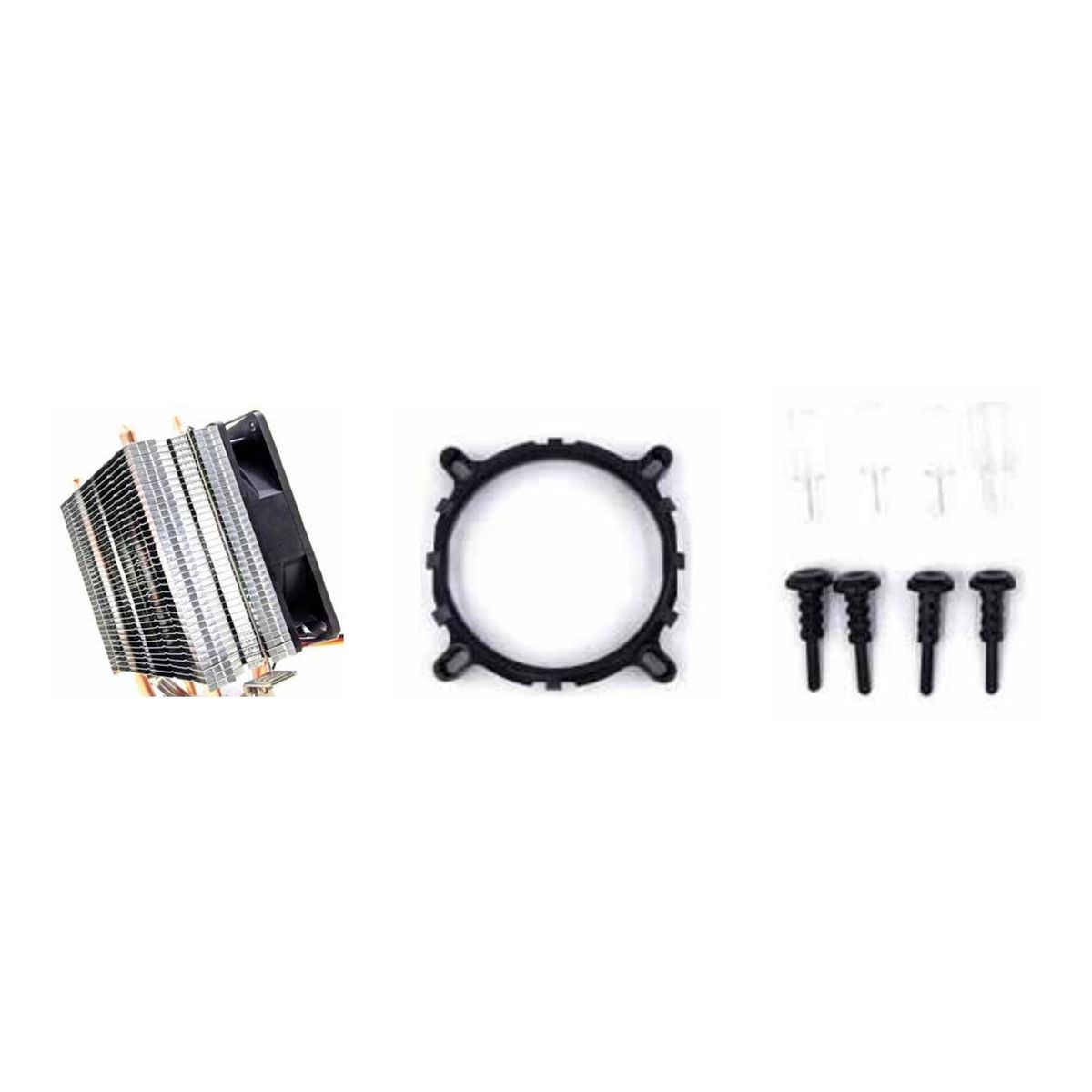 GENERICO - Ventilador CPU 4pin Con Iluminación Rgb - SC