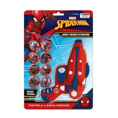 SPINER - Pistola Lanza Disco Spiderman Marvel