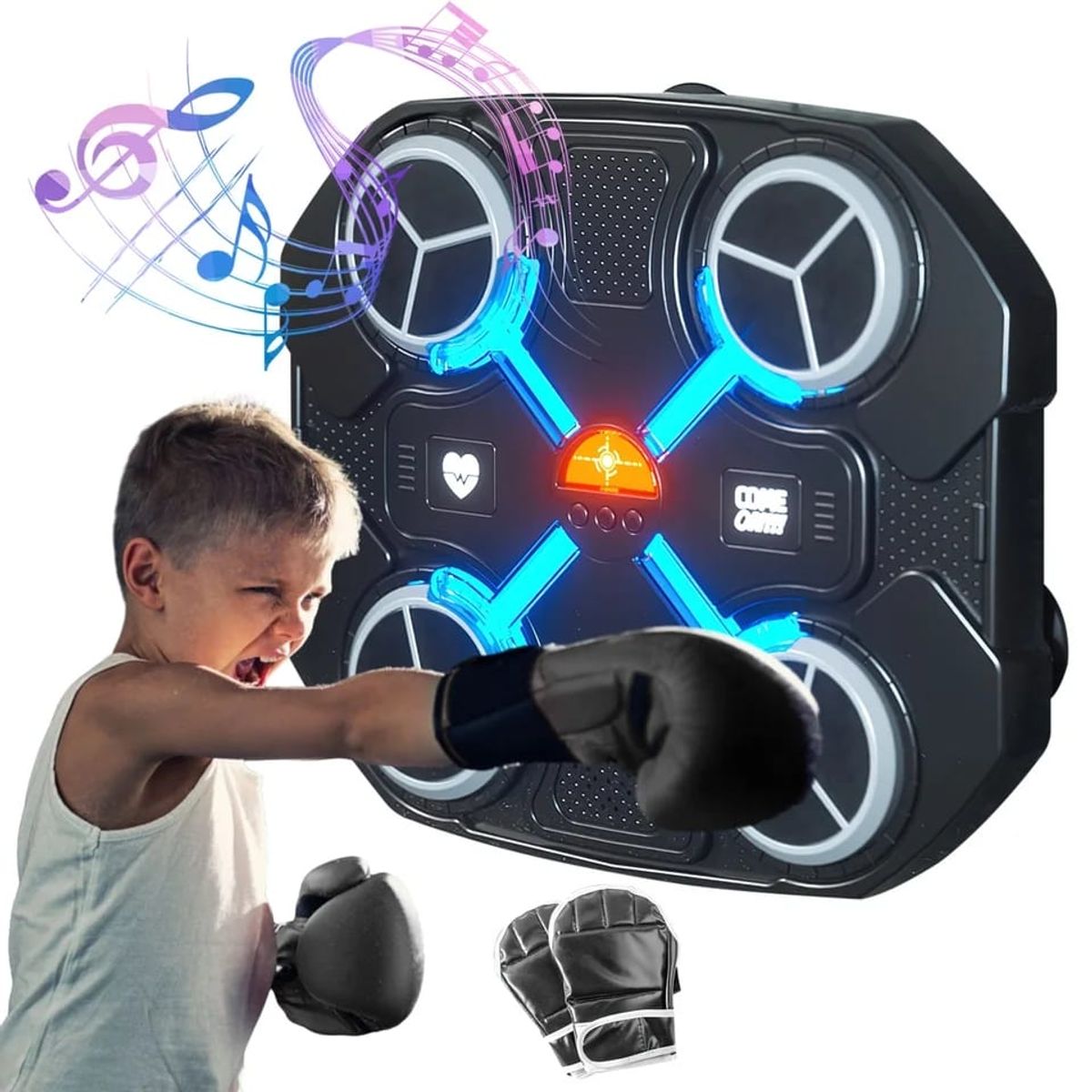 GENERICO - Máquina de Boxeo para Niños con Guantes Bluetooth