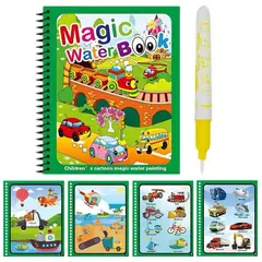 GENERICO - Libro Mágico Reutilizable Para Pintar Con Agua Water Book