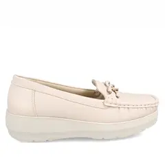 BATA - Mocasin Mujer Mara Blanco
