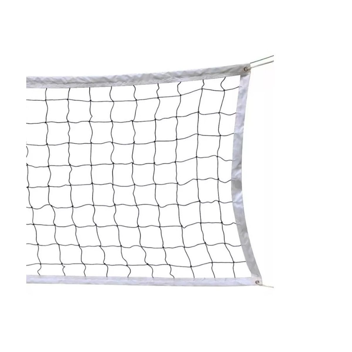 GENERICO - Mallas red voleibol 15mm Con Cable Medida Oficial Blanco