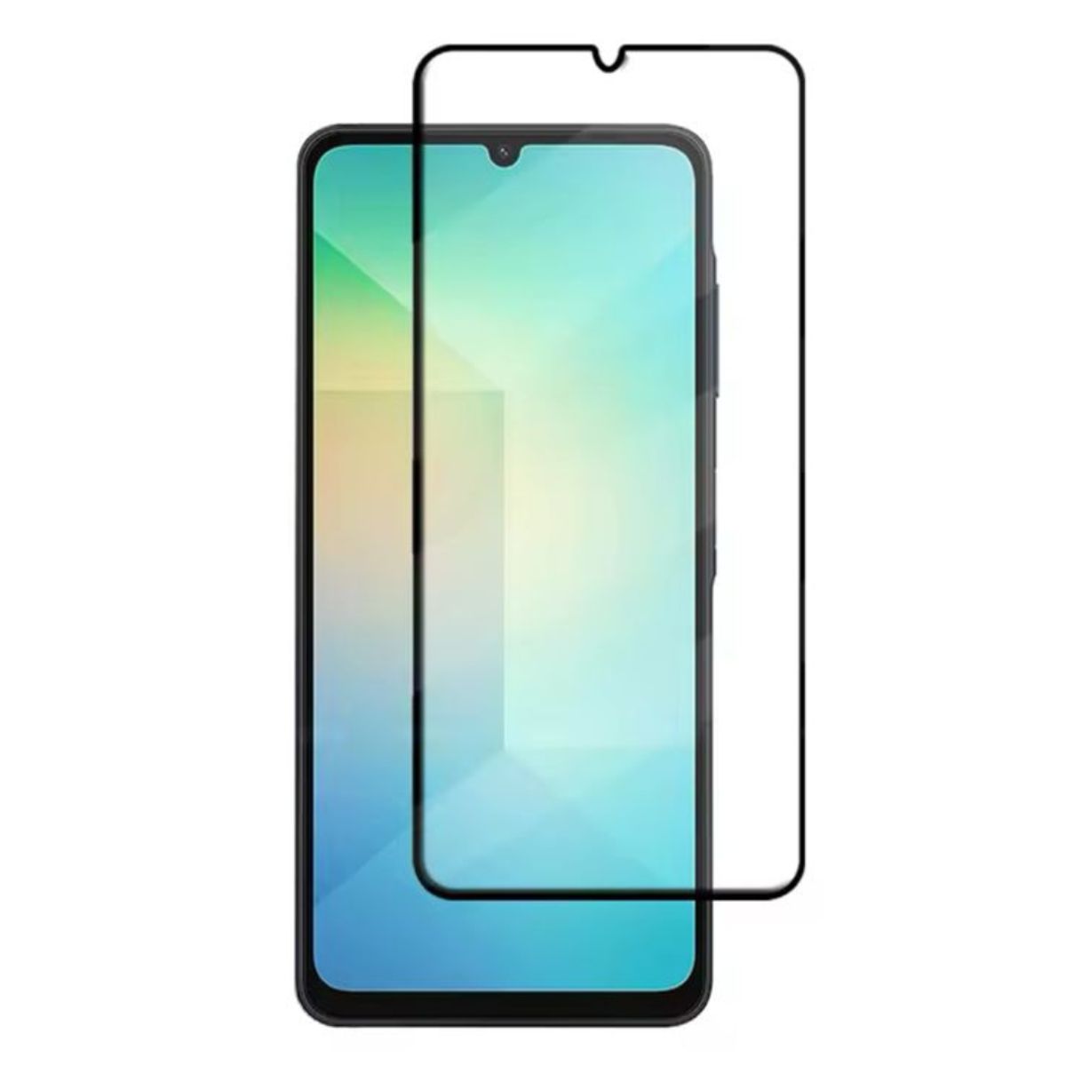 GENERICO - Lamina Mica Vidrio Templado Completa Para Samsung Galaxy A06