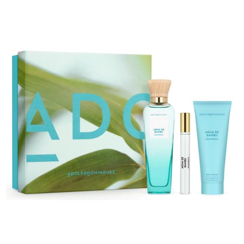 ADOLFO DOMINGUEZ - AD Agua Fresca Agua de Bambú EDT 120ml+10ml+BL 75ml