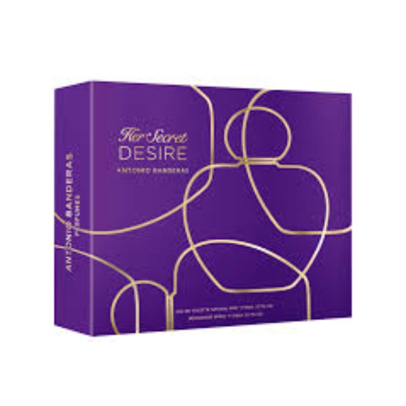 ANTONIO BANDERAS - AB Her Secret Desire EDT 80 ml + Deo 150 ml 2023 H2