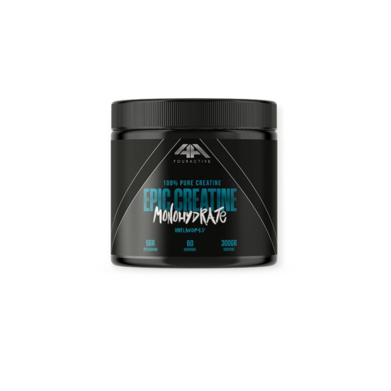 4ACTIVE - CREATINA EPIC MONOHIDRATADA 300GR 60 SV - 4ACTIVE