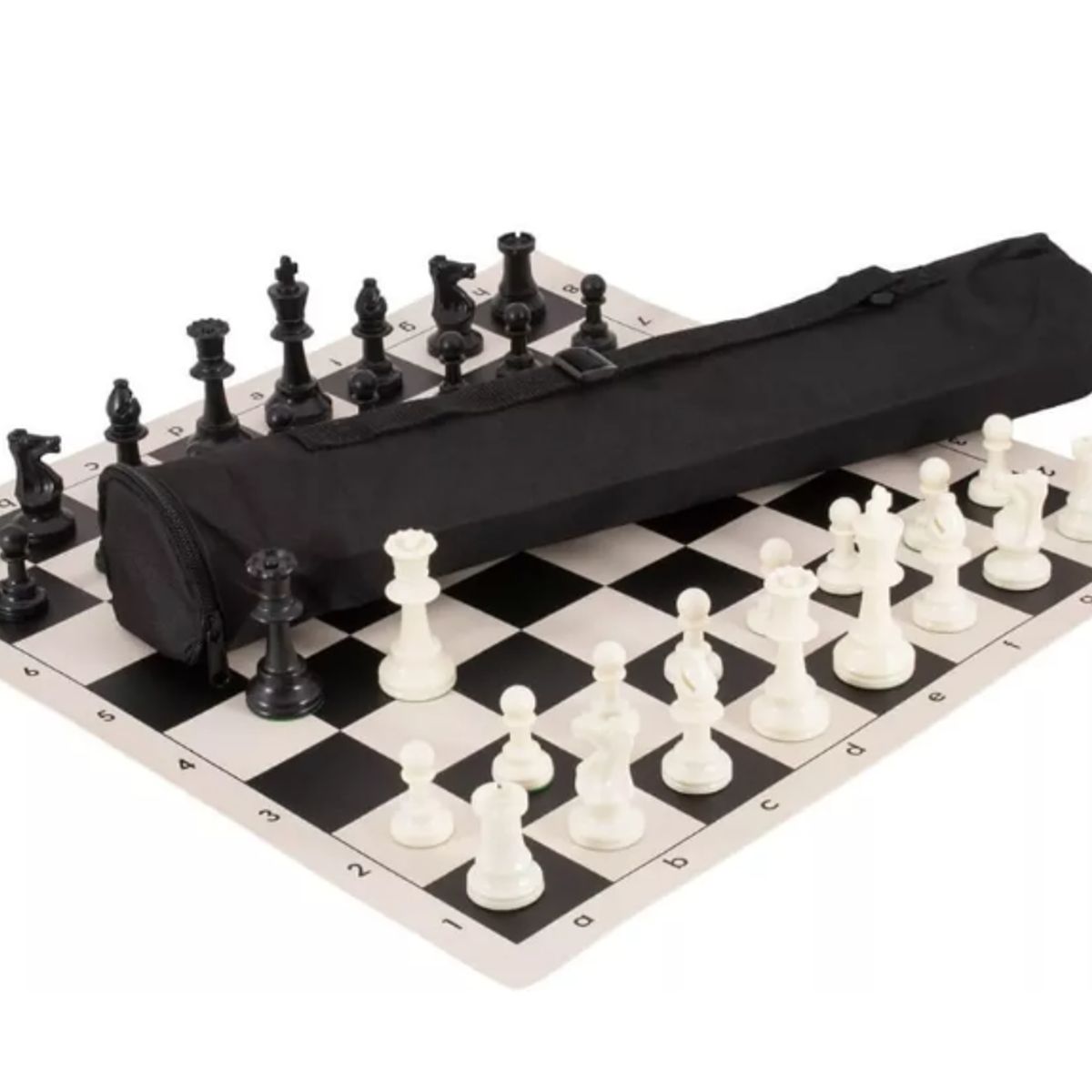 NACION AJEDREZ - Set Ajedrez Escolar Profesional Medidas Oficiales Doble Peso
