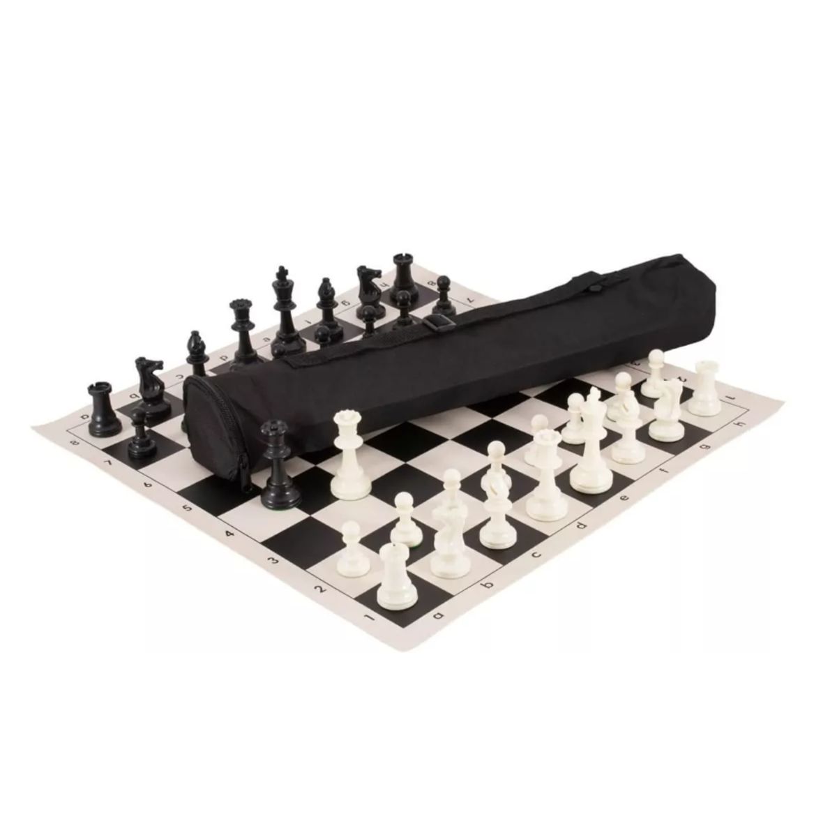 NACION AJEDREZ - Set Ajedrez Escolar Profesional Medidas Oficiales Doble Peso