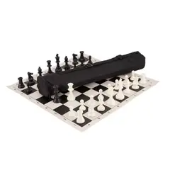 NACION AJEDREZ - Set Ajedrez Escolar Profesional Medidas Oficiales Doble Peso