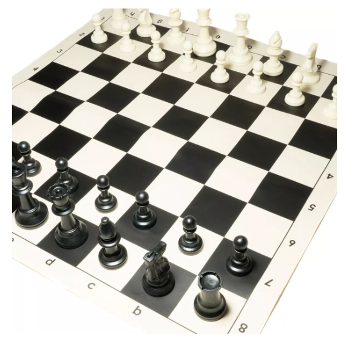 NACION AJEDREZ - Set Ajedrez Escolar Profesional Medidas Oficiales Doble Peso