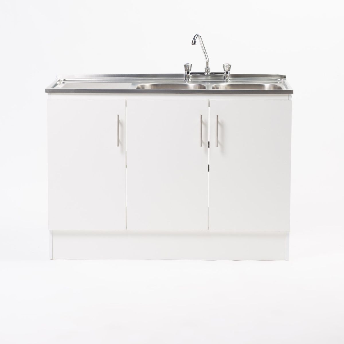 MOBELTEK - Kit Mueble Lavaplatos 120cm Secador Izquierdo