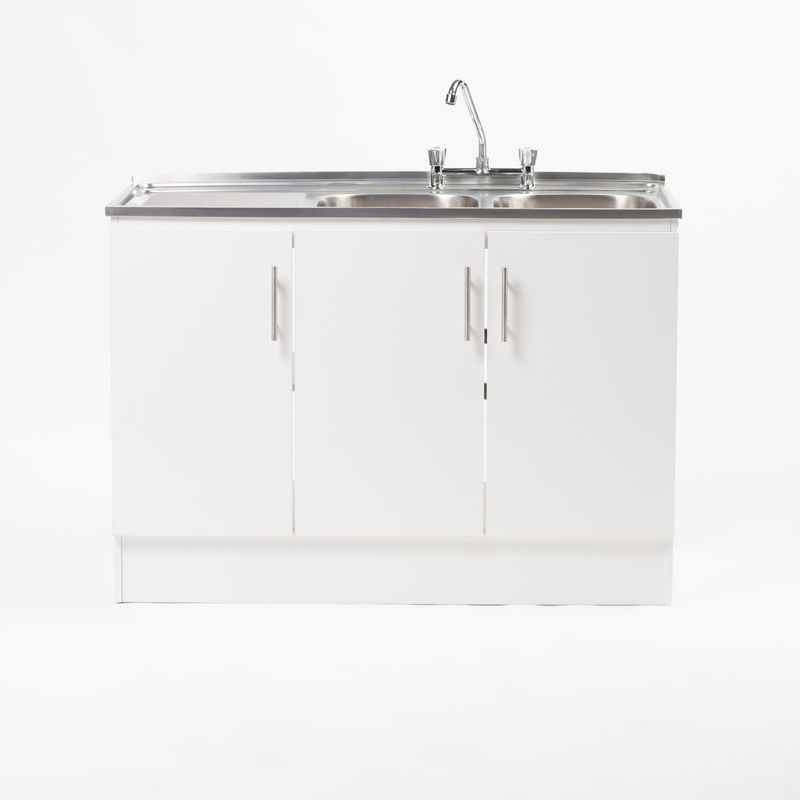 MOBELTEK - Kit Mueble Lavaplatos 120cm Secador Izquierdo