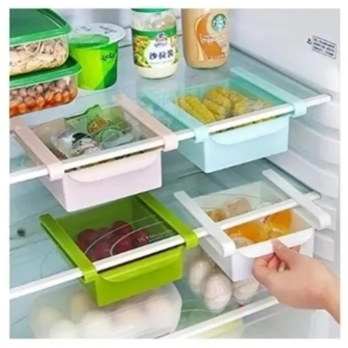 GENERICO - Cajas Almacenamiento Para Refrigerador Y Otro