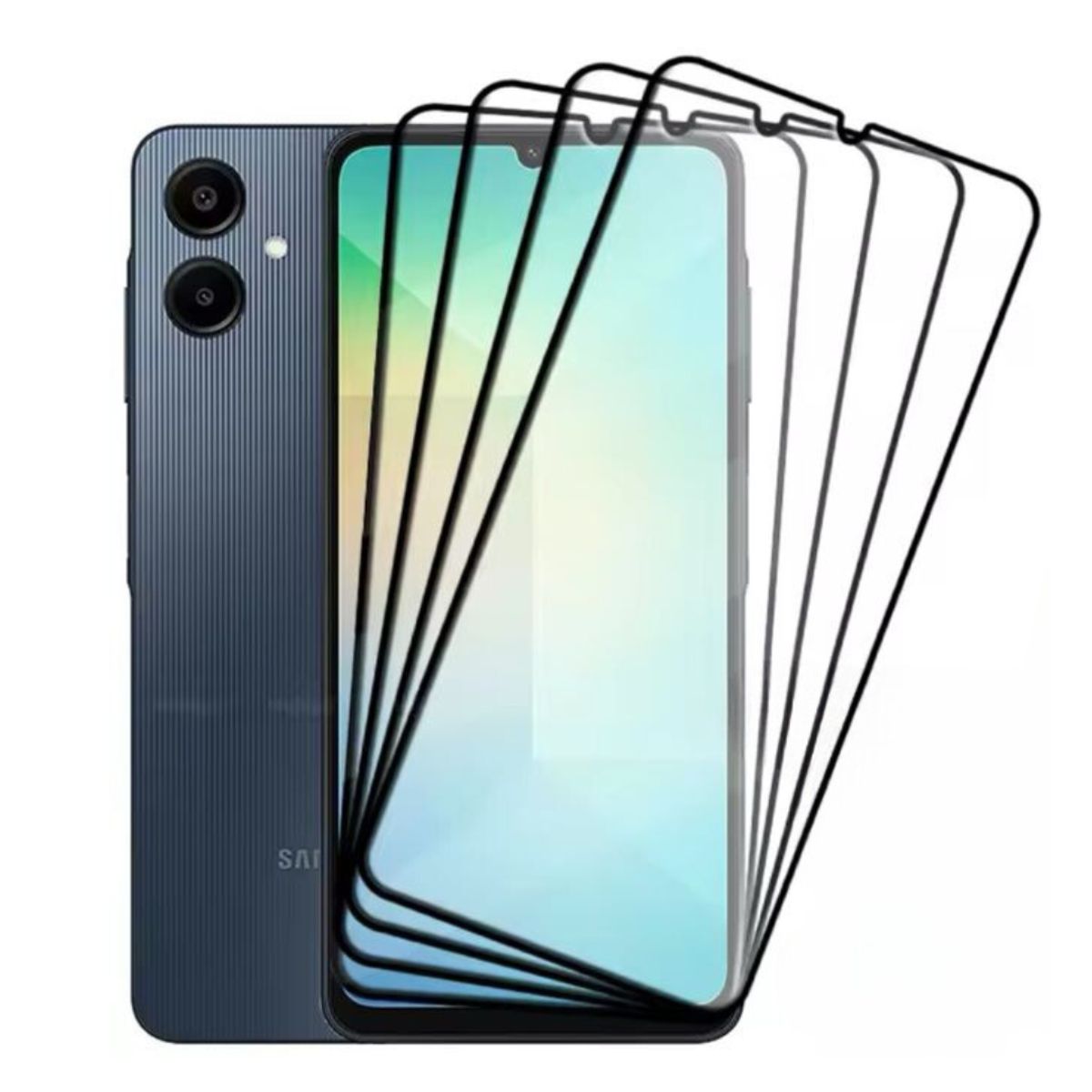 GENERICO - Pack 4 Láminas Mica De Vidrio Para Samsung Galaxy A06