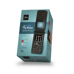 MLAB - CELULAR Senior Phone 4G SOS function NEGRO