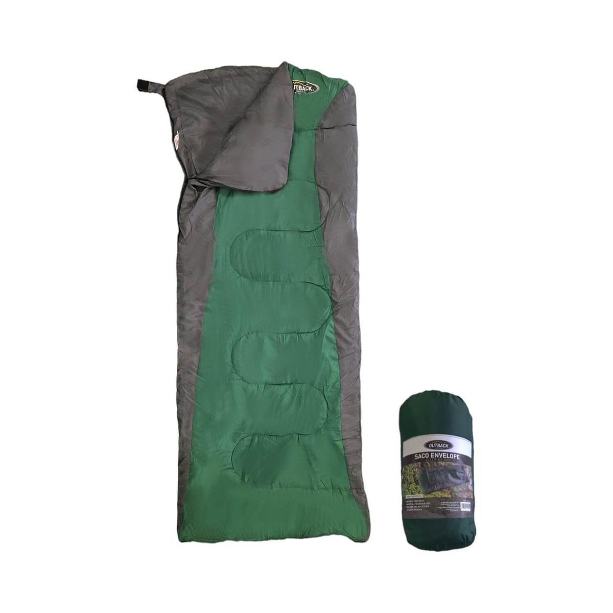 OUTBACK - Saco De Dormir Estilo Envelope Oscuro Outback