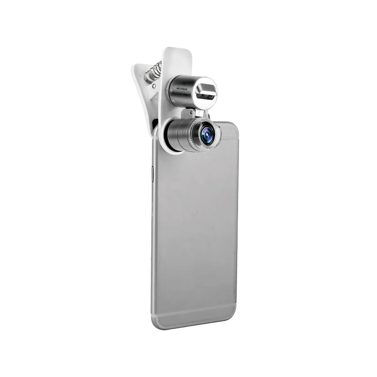 DBLUE - Microscopio 60x Celular Con Luz Uv Y Clip - SC