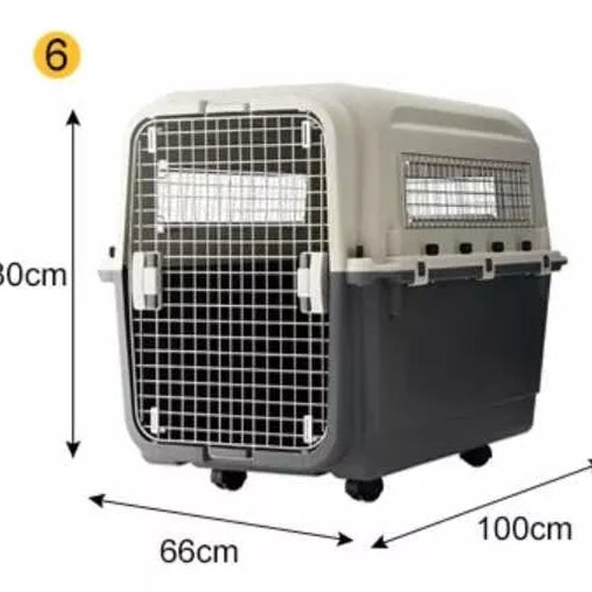 GENERICO - CAJA CANIL TRANSPORTADORA MASCOTAS XL