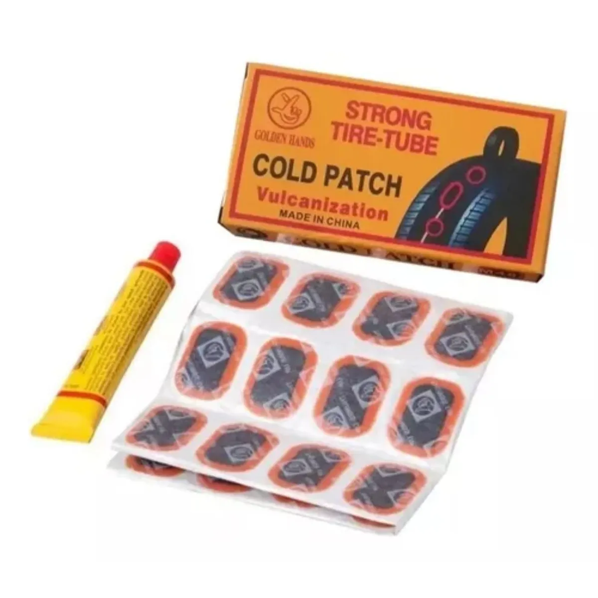 GENERICO - Caja De Parche 24 Und. Para Neumatico De Bicicleta