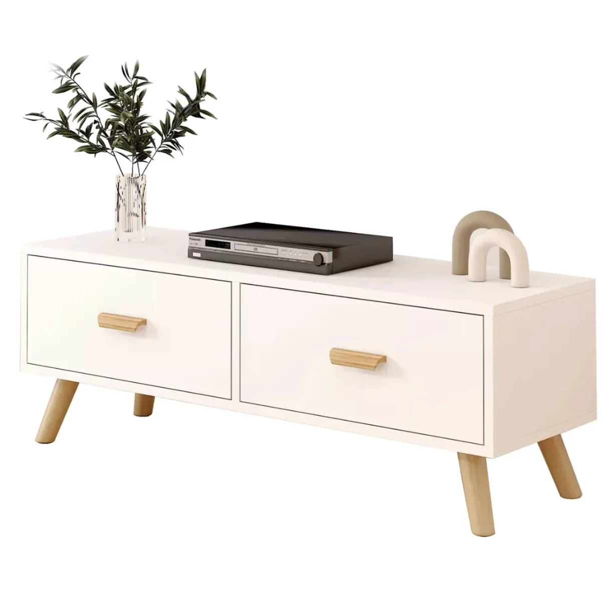 HOMER DESIGN - Rack Tv 100x30x40cm 2 Tiras Hecho Por Melamina Homer Design