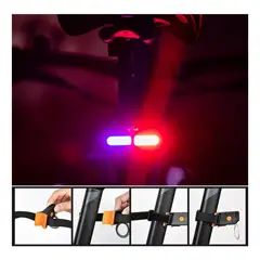 GENERICO - Luz Trasera Recargable Usb Linterna Luces Para Bicicleta