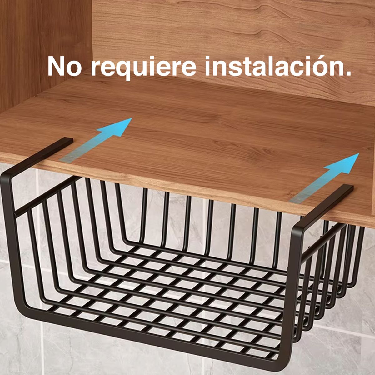 NEWO - Organizador colgante muebles cesta escritorio Pack 3