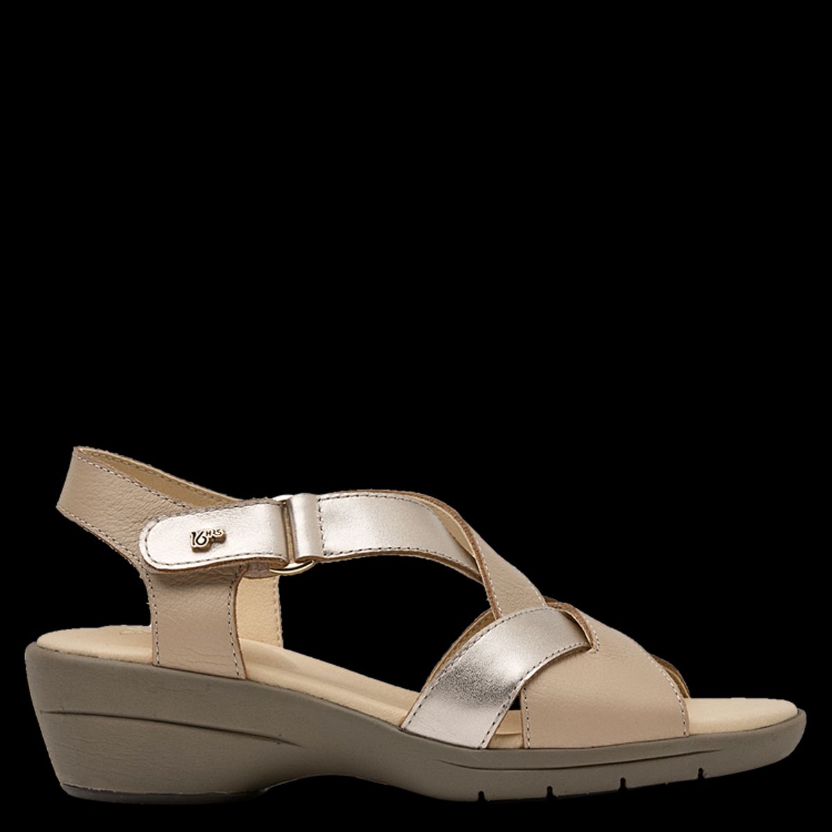 16 HRS - Sandalia Casual Mujer Beige 16 Hrs