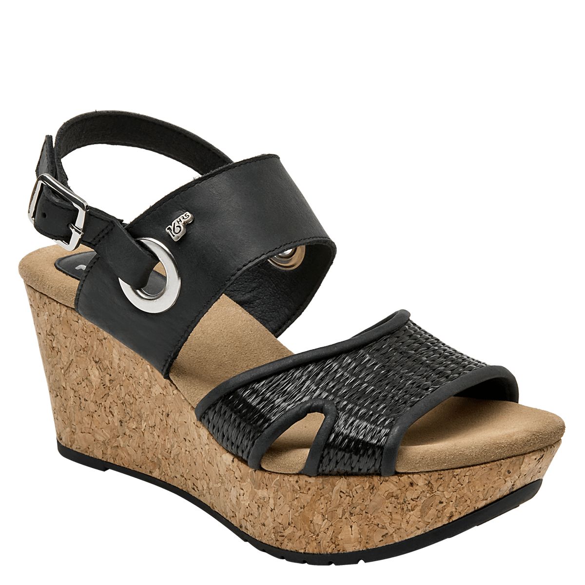 16 HRS - Sandalia Casual Mujer Negro 16 Hrs