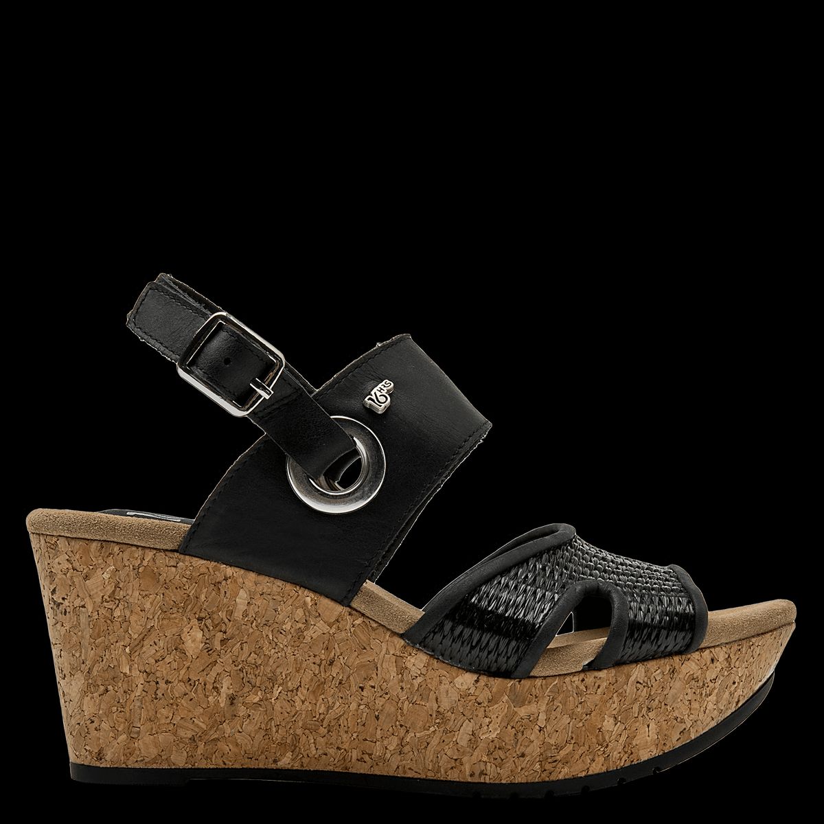 16 HRS - Sandalia Casual Mujer Negro 16 Hrs