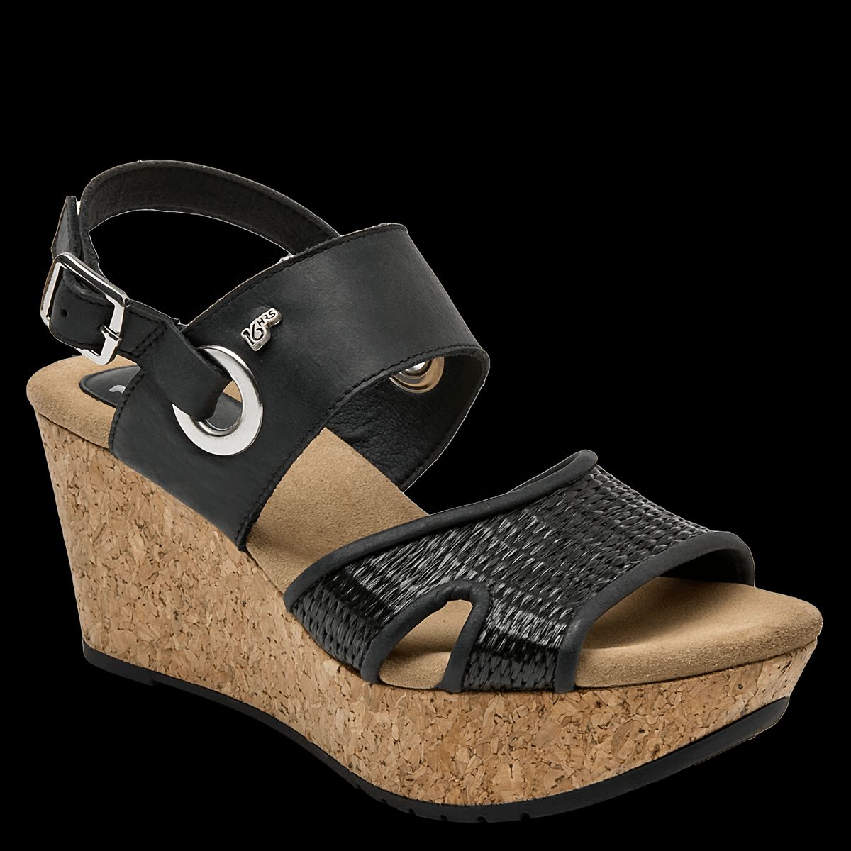 16 HRS - Sandalia Casual Mujer Negro 16 Hrs