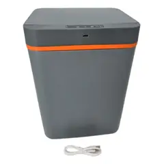 GENERICO - Contenedor Basura Automático Inteligente 12L Gris