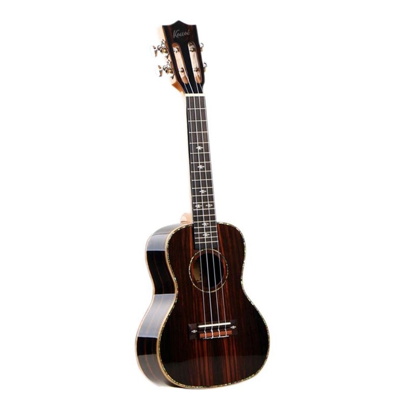 SONUN - Ukelele Concierto 24 pulgadas Sonun Kauai 8421 Ebony - Café Oscuro