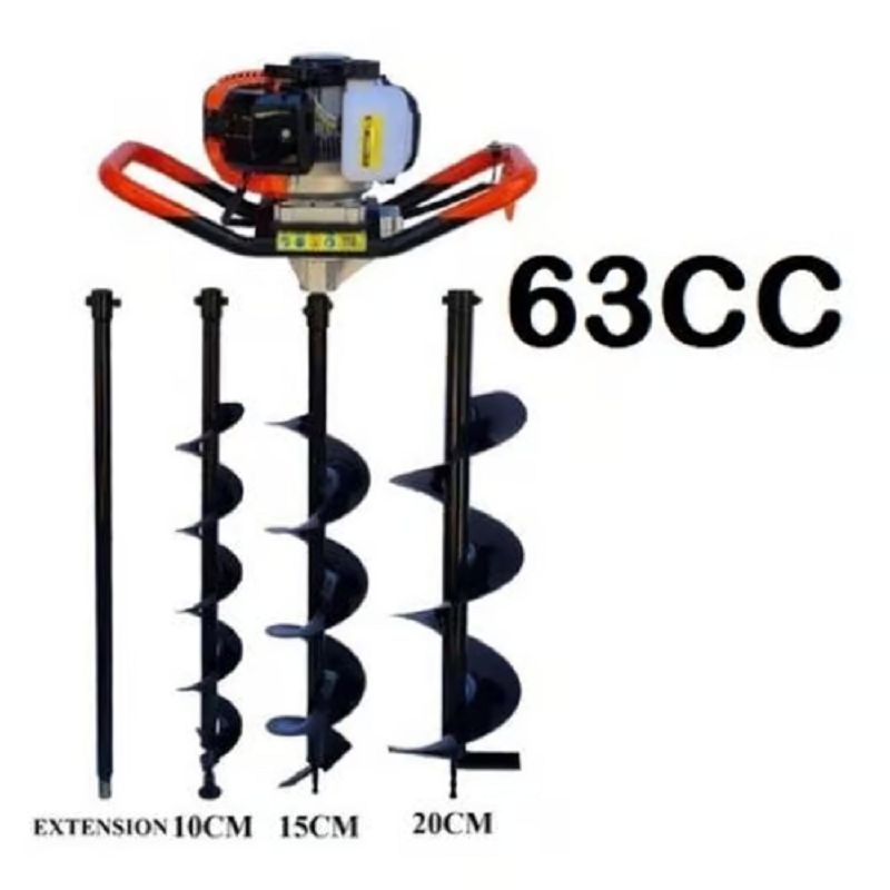 U BUY - BARRENO 52CC AHOYADOR 3 BROCAS + EXTENSION