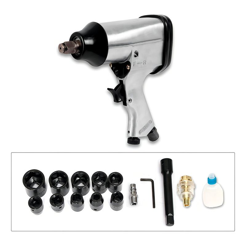U BUY - Llave De Impacto Neumática Cmaleta + 17 Piezas Marca Flovi