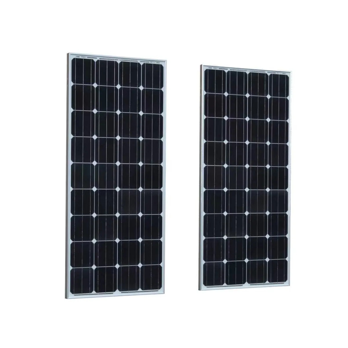 U BUY - Pack 2 Panel Solar Monocristalino Fotovoltaico 12v 200w